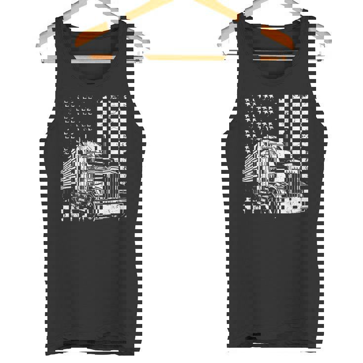 アメリカントラック フラッグusaアメリカトラッカー タンクトップ