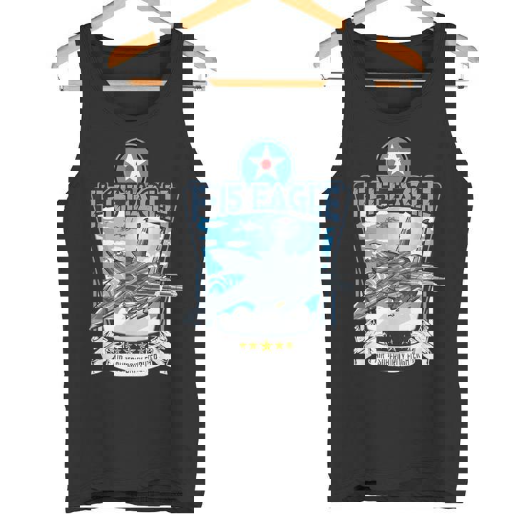 アメリカ空軍の航空機戦闘機f15イーグルのプレゼント タンクトップ