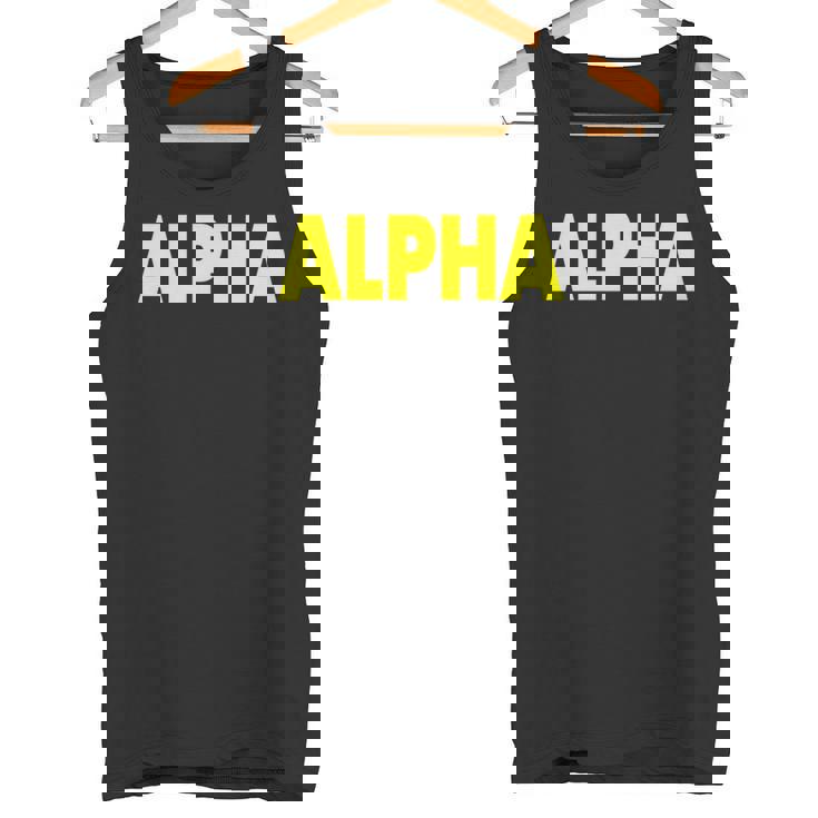 アルファ 長袖tシャツ タンクトップ