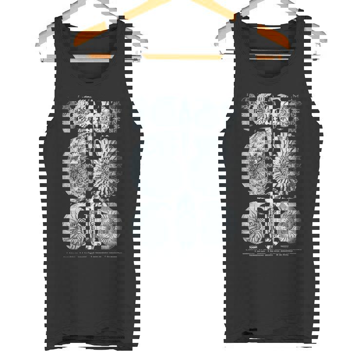 アンモナイト化石 地質学者 古生物学者研究 古生物学 タンクトップ