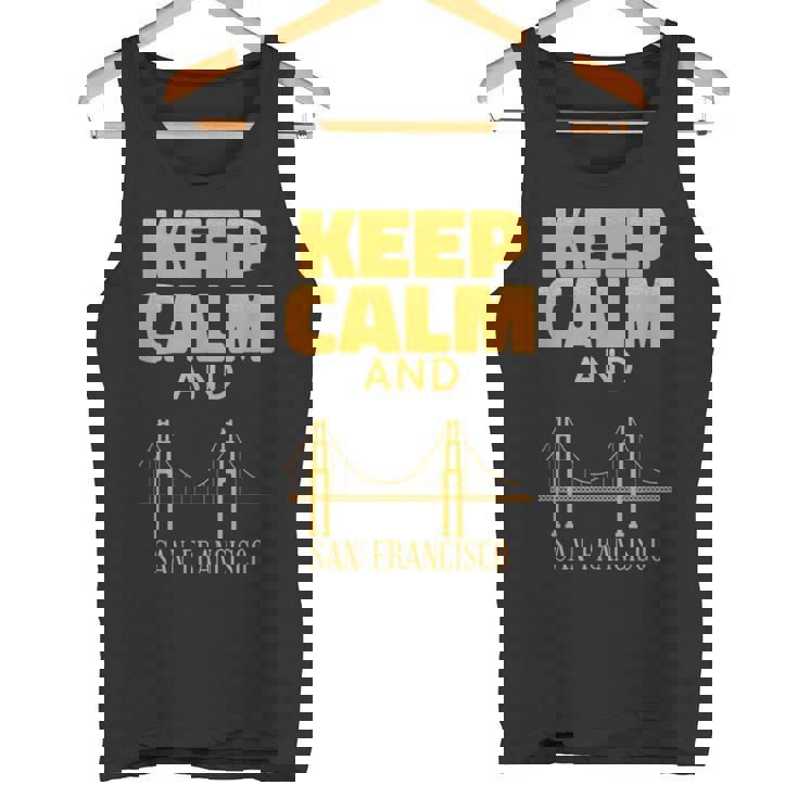 アーキテクチャ サンフランシスコ オーナメント ブリッジ かわいいサンフランシスコ タンクトップ