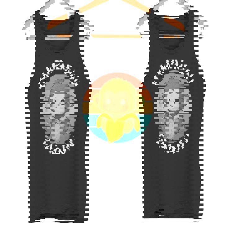 イタリア ブレイン ミーム チンパンジーニ バナニーニ レトロ サンセット キッズ タンクトップ