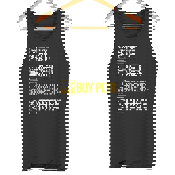 イートスリープインベストベスト Pltr購入パランティア投資。 タンクトップ