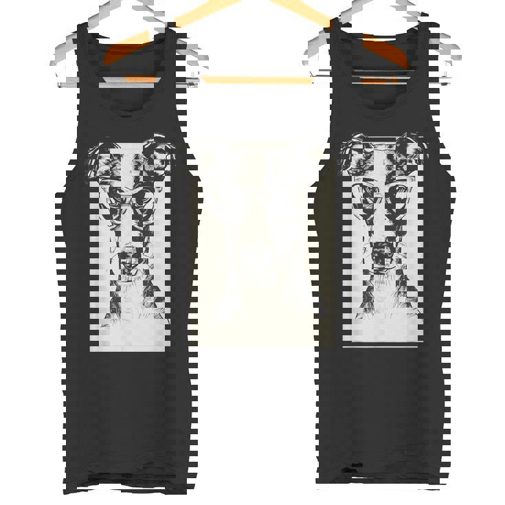 ウィペット イラスト 犬 面白い アート スケッチ タンクトップ