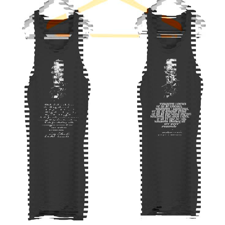 ウィンストン・チャーチル Wehall Neverurrender 引用 タンクトップ