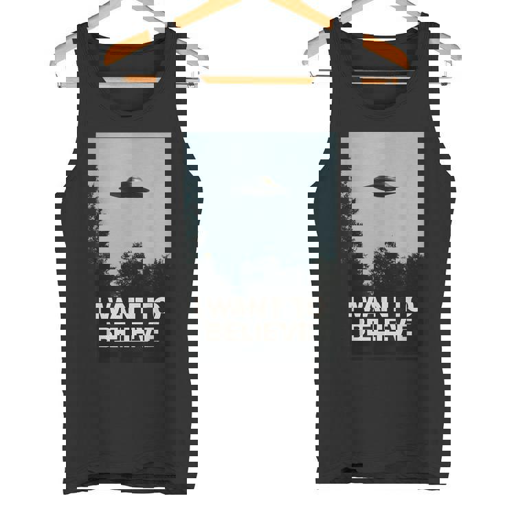 エイリアンufoアパレル「I Want To Believe」 タンクトップ