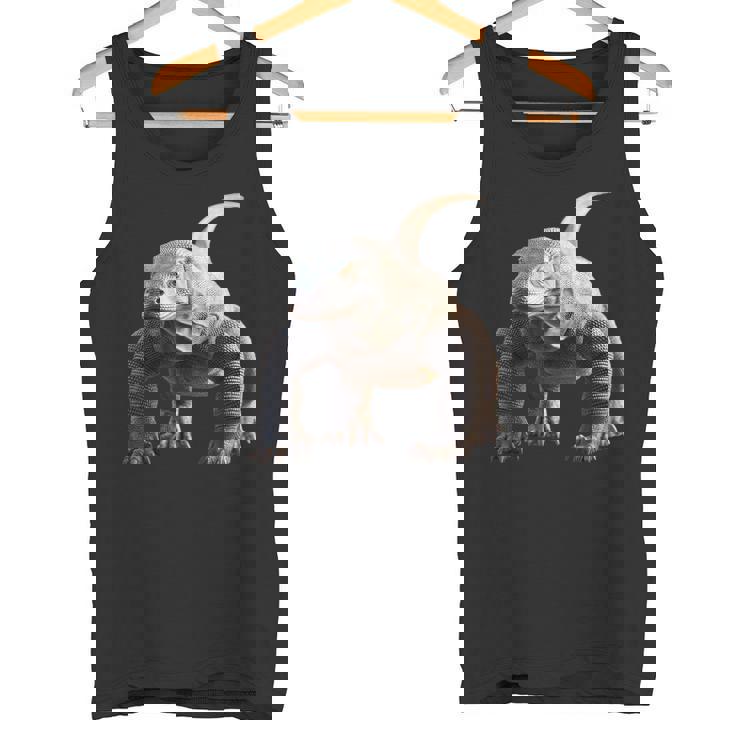 オオトカゲ 爬虫類 コモドドラゴン バンドドラゴン トカゲドラゴン タンクトップ