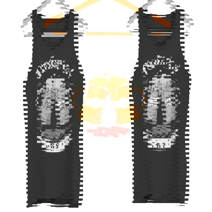 オクトーバーフェスト ビールとグリル ソーセージ タンクトップ