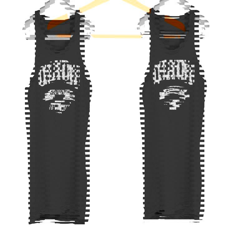 オクラホマシャツヴィンテージ アンティーク調 Okoonertate タンクトップ