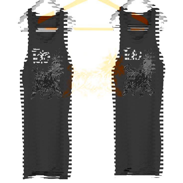 オズの魔法使いドッグシャツ アート-ドロシーの犬 Tototrutting タンクトップ