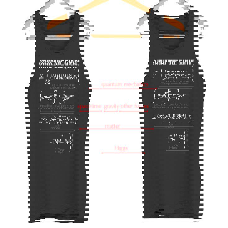 オタク標準模型方程式 物理学 数学科 先生 長袖tシャツ タンクトップ