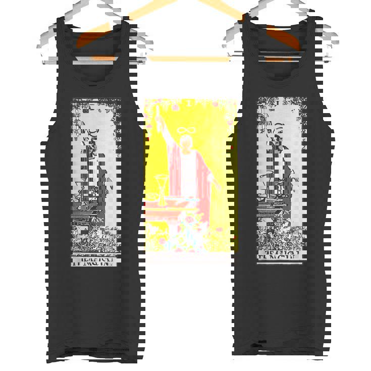 オリジナルrider Waite Deckからのマジシャンビンテージタロットカード タンクトップ