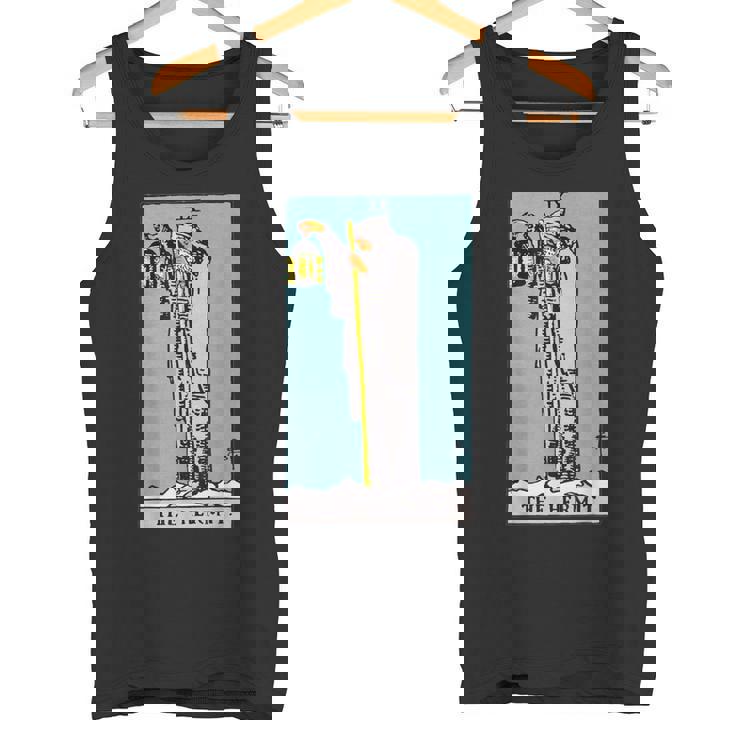 オリジナルのrider Waite Deckからの隠者ビンテージタロットカード タンクトップ