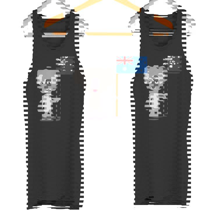 オーストラリアのコアラ オーストラリア国旗 タンクトップ