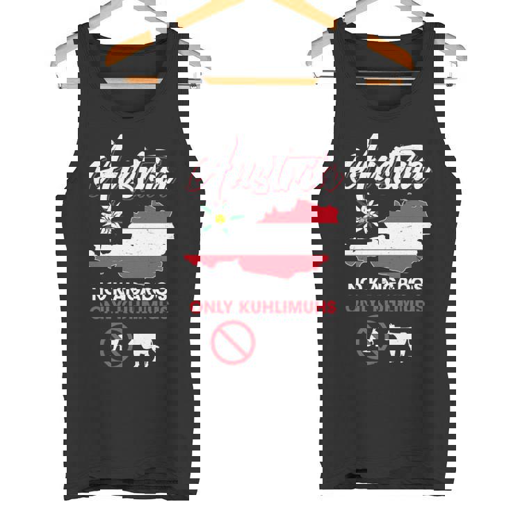 オーストリアのカンガルーなし オーストリアのカンガルーなし 長袖tシャツ タンクトップ