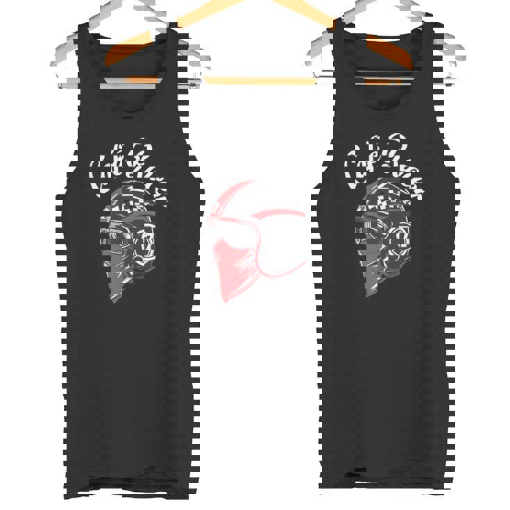 オートバイ カフェレーサー モータースポーツギフト 長袖tシャツ タンクトップ