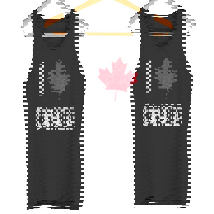 カナダ お土産 I Love Canada タンクトップ
