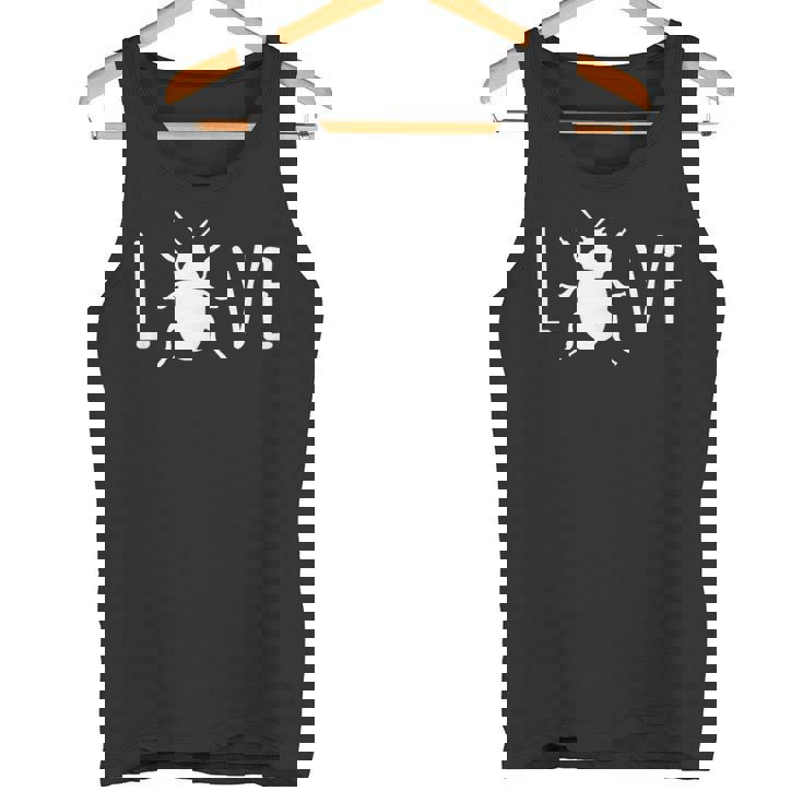 カブトムシ かわいい昆虫学の甲虫学 タンクトップ