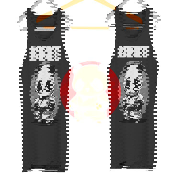 カラテカと空手パンダ タンクトップ