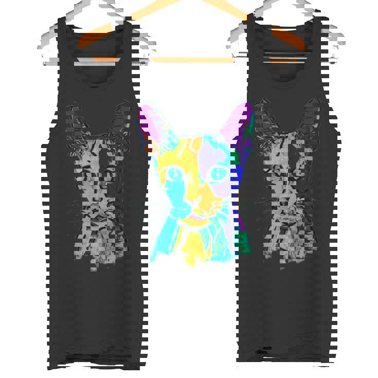 カラフルキャット タンクトップ