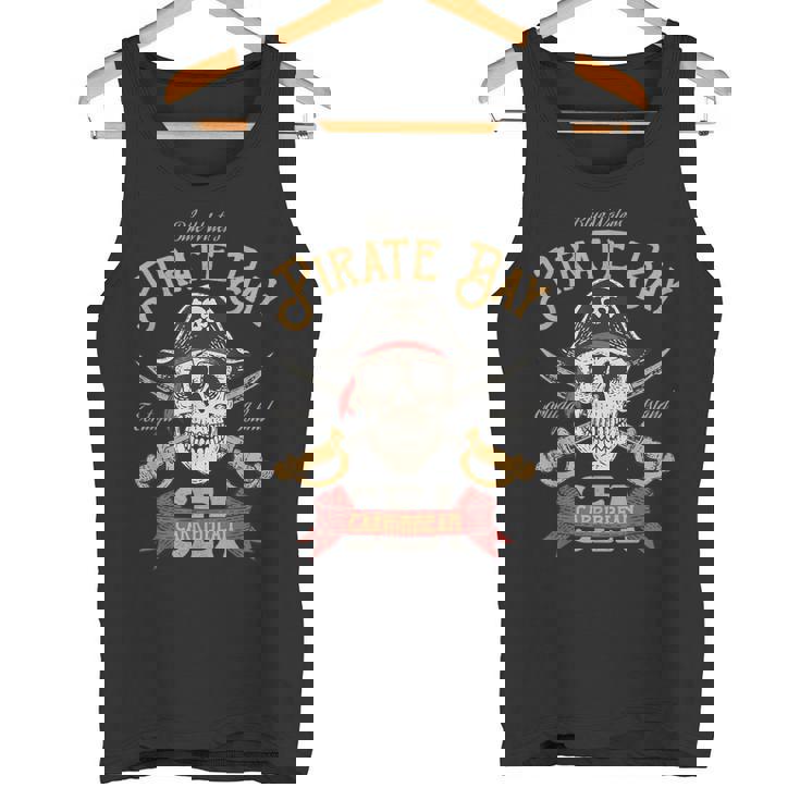 カリブ海 クロスボーン 海賊 タンクトップ