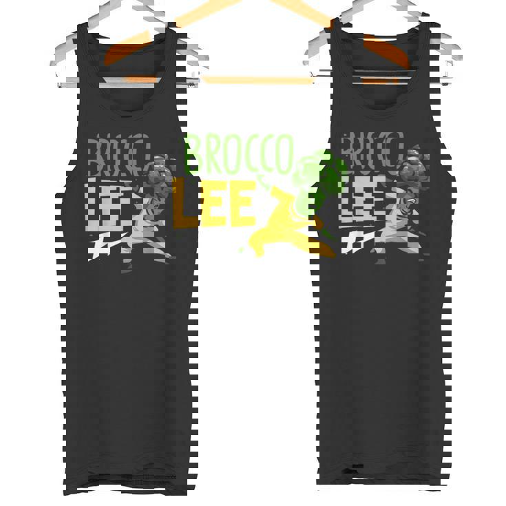 カンフー ブロッコリー ブロッコリー ビーガン 野菜 タンクトップ