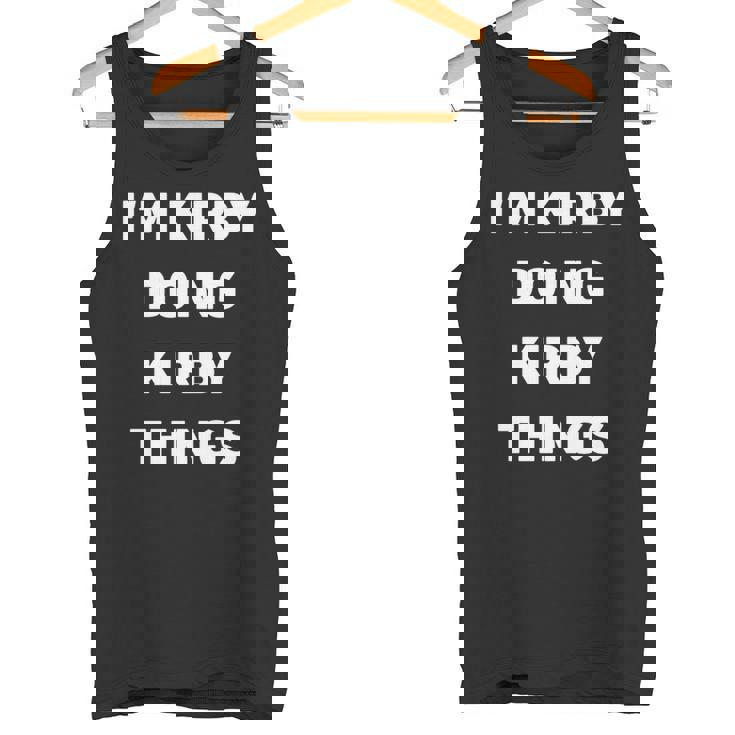 カービィのことをやってるカービィだよ 長袖tシャツ タンクトップ