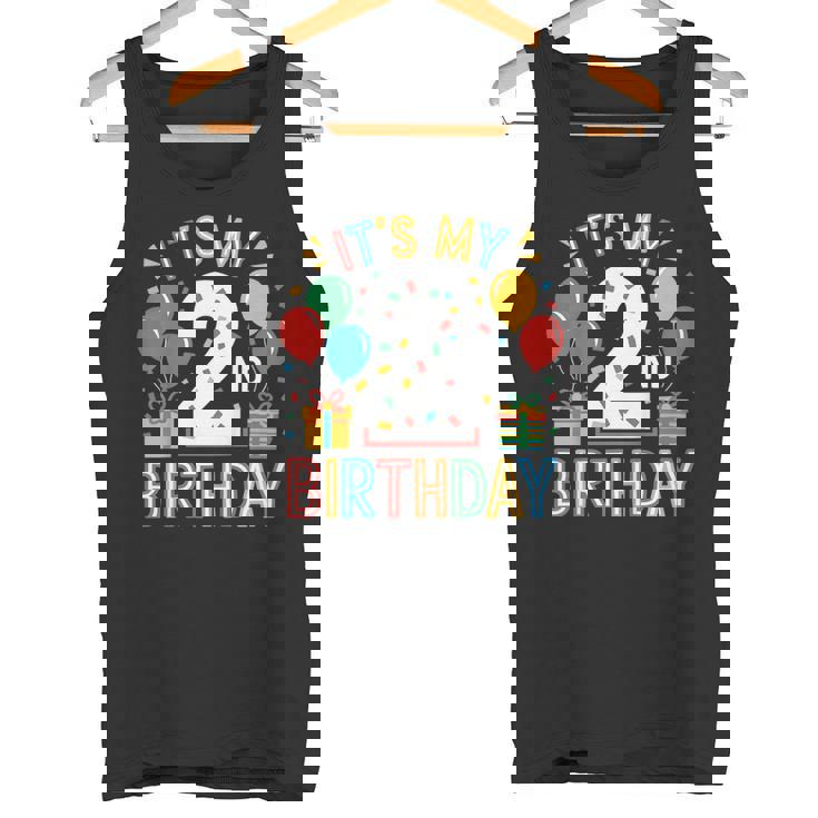 キッズ キッズ 2 歳の誕生日シャツ 男の子 幼児 2 人 2 歳の誕生日 タンクトップ