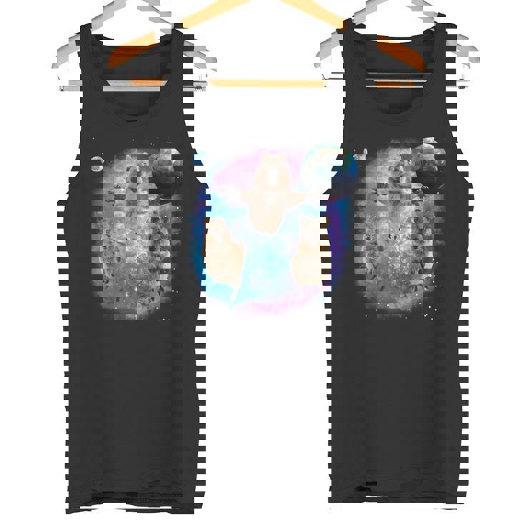 クオッカ、宇宙のクオッカ、オーストラリアの動物クオッカ タンクトップ