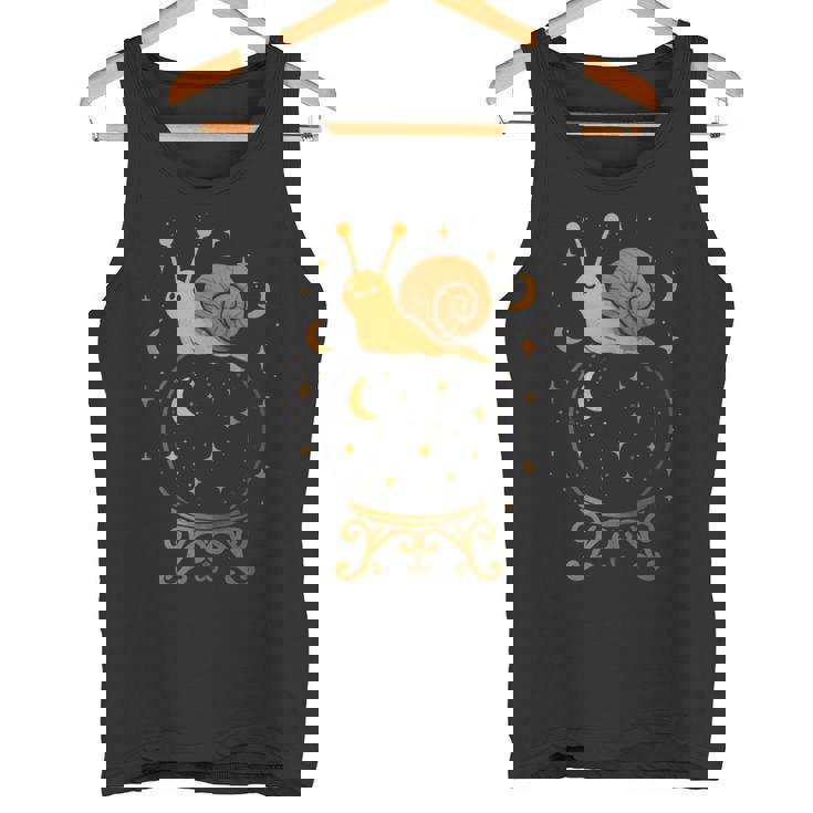 クリスタルボールスターのカタツムリ タンクトップ