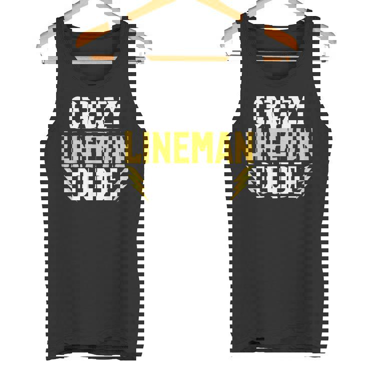 クレイジーラインマンデュードラインマン タンクトップ