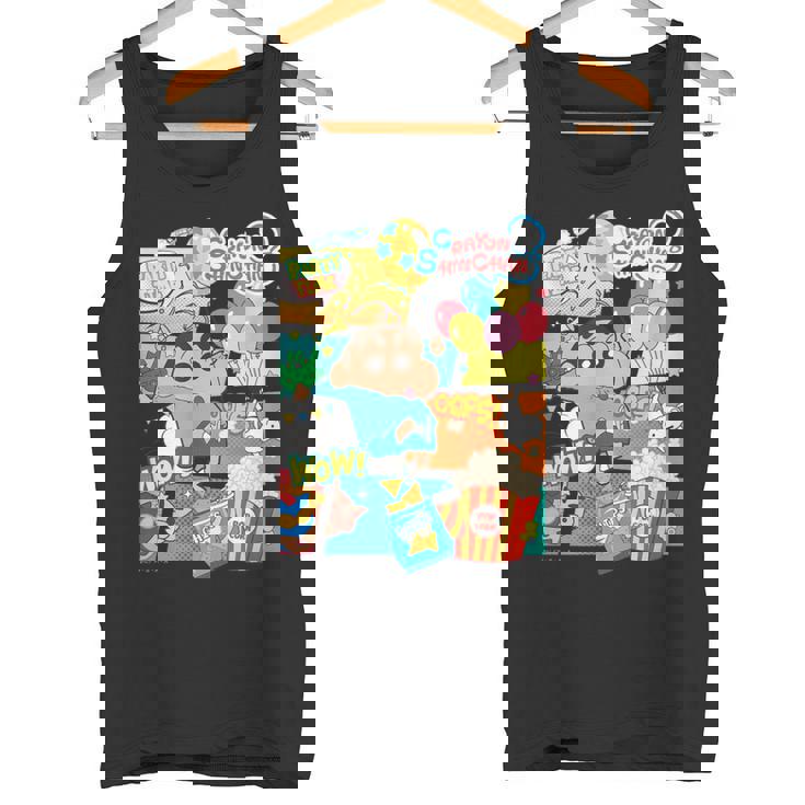 クレヨンしんちゃん アメコミ風のしんちゃん パーティタイム タンクトップ