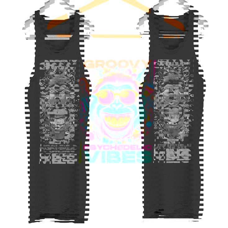 クールなエイプ。グルーヴィーなサイケデリックな雰囲気。 タンクトップ