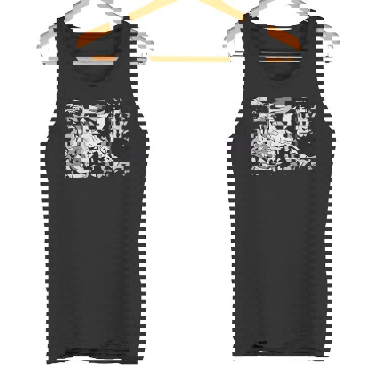 ゲルニカのアートワーク 長袖tシャツ タンクトップ