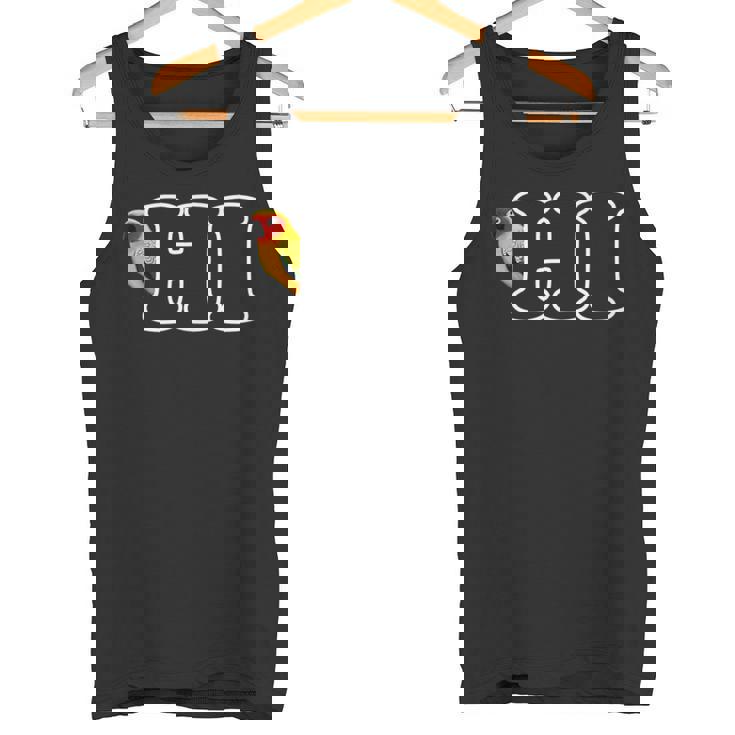 コガネメキシコインコ Hi 鳥 動物 図 バードウォッチング 贈り物 鳥類学者 生物学者 自然科学 タンクトップ