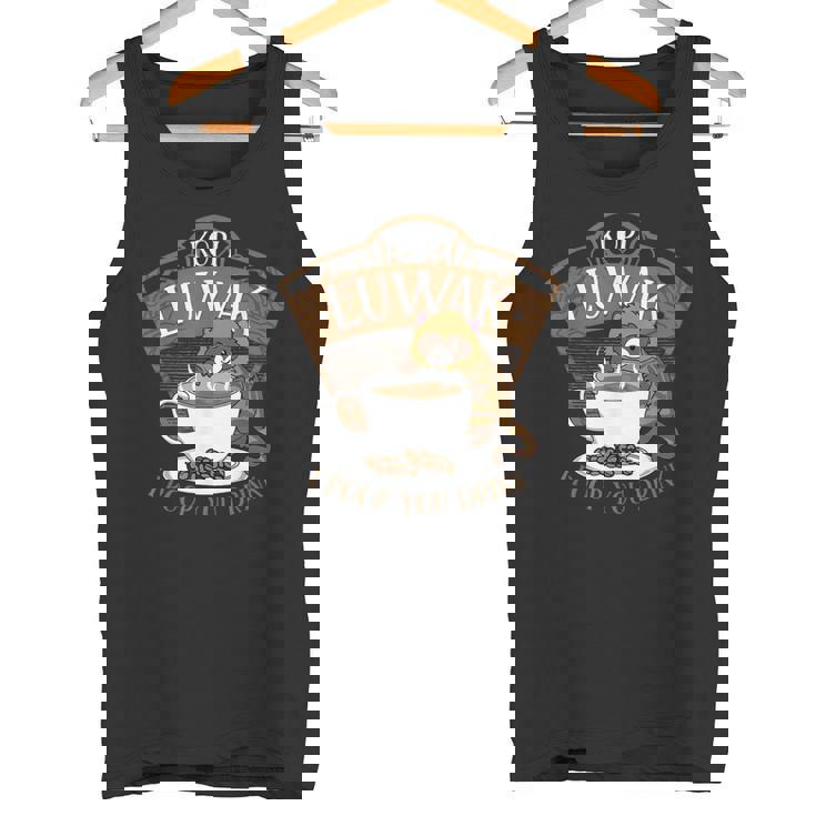 コピ ルワク パームシベット 発酵コーヒー I Poop You Drink Fun タンクトップ