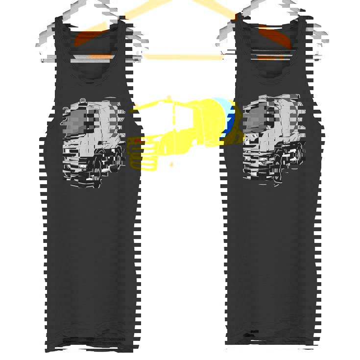 コンクリートミキサー車 タンクトップ