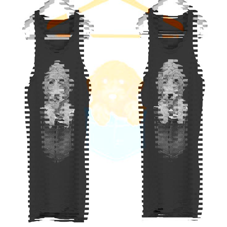 ゴールデンドゥードル 子犬 バッグ かわいい 犬 タンクトップ