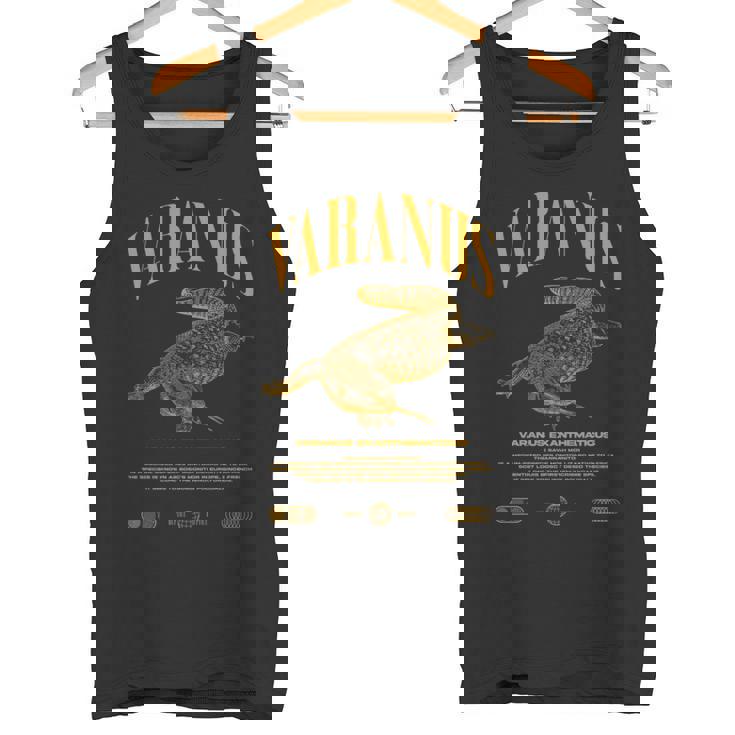 サバンナモニターモダンストリートウェアの爬虫類のキーパー 長袖tシャツ タンクトップ