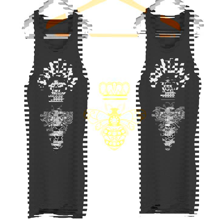 サンタナ 名前 サンタナ 誕生日プレゼント 女王 王冠 蜂 サンタナ タンクトップ