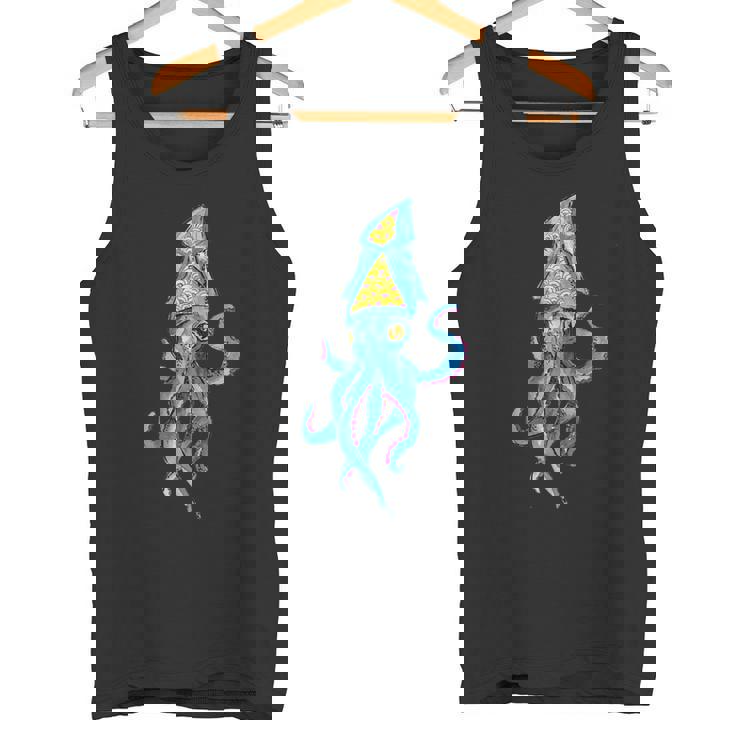 シュールリアルブルーイカ タンクトップ