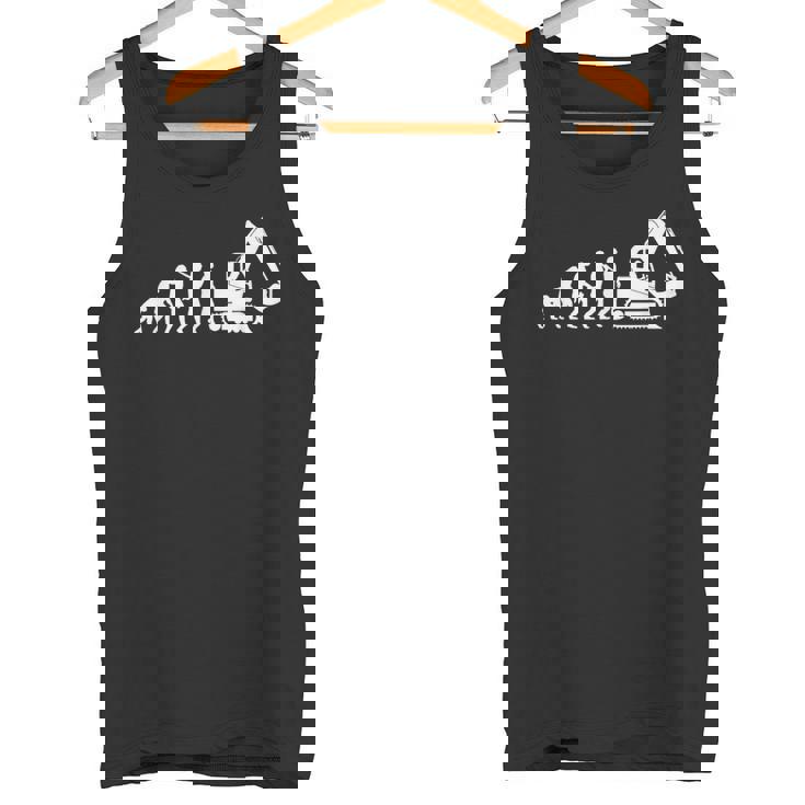 ショベルドライバー進化重機オペレーター タンクトップ