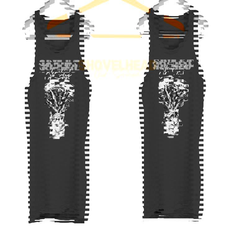 ショベルヘッド チョッパー ボバー オートバイ バイカー オールドスクール Hd タンクトップ