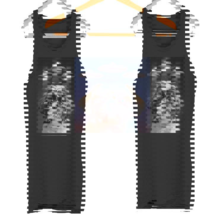 シーズー 犬 シウツー 犬 エイリアン Ufohitzhu おもしろい シーズー 長袖tシャツ タンクトップ