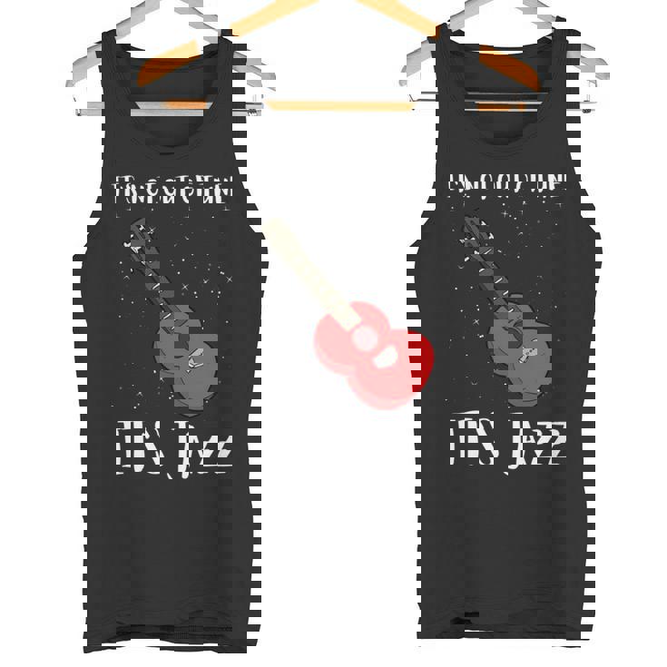 ジャズミュージックとジャズギター-調子が狂っていない 長袖tシャツ タンクトップ