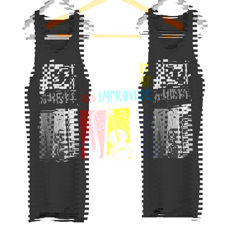 ジャズ・イット・アップ・アンド・インプロヴィーズ・ジャズ タンクトップ