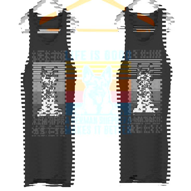 ジャーマンシェパード ギフト メンズ レディース 犬 父 母 ジャーマンシェパード タンクトップ