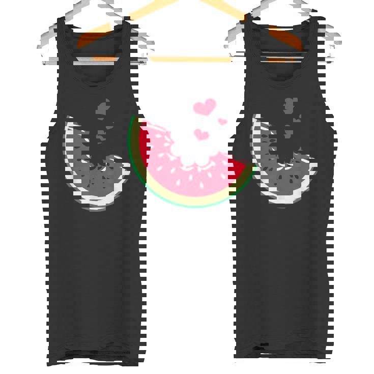 スイカ スライス メロン 夏休み シーズン フルーツ愛好家 タンクトップ