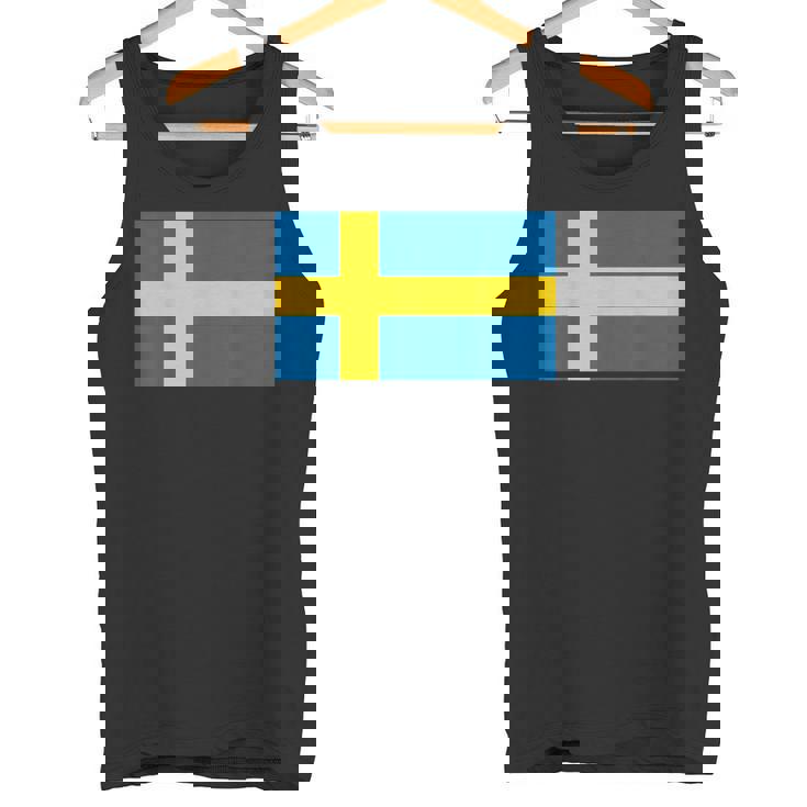 スウェーデンの国旗 タンクトップ