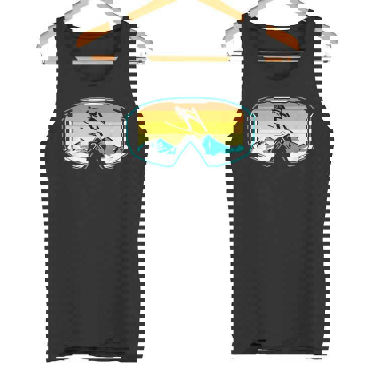 スキー 山 スキー ジャンプ タンクトップ